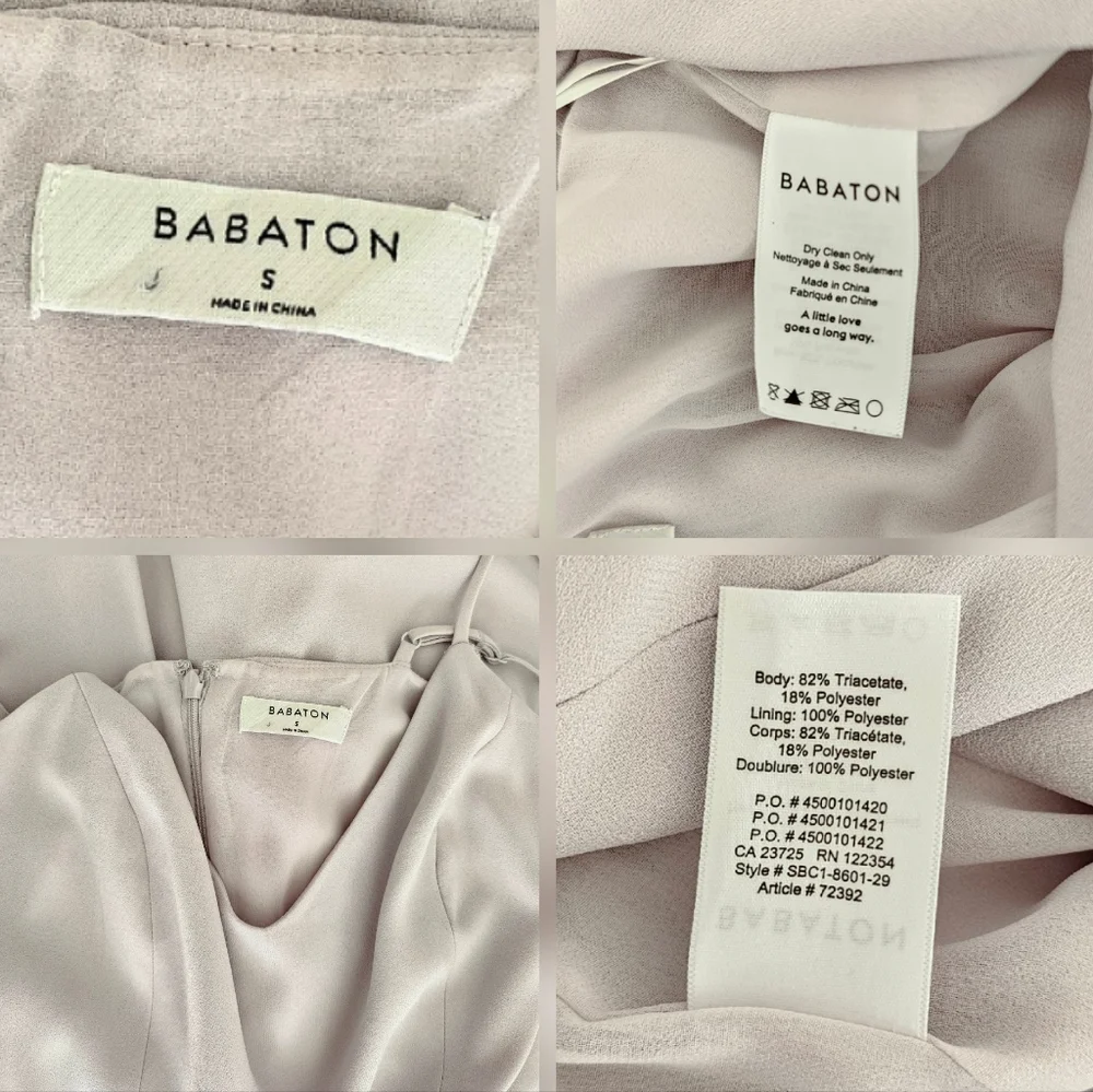 🇨🇦 Aritzia Babaton Light Purple Sleeveless Crepe Jumpsuit - Picture 11 of 14